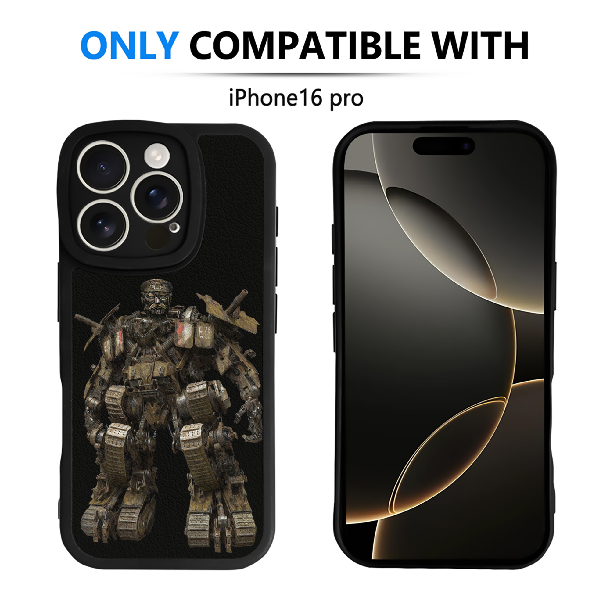 （画像用）  【iPhone 16シリーズ対応】シリコンスマホケース（レザー調） 材質：シリコン